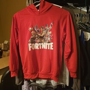 Red Fortnite Kids Hoodie